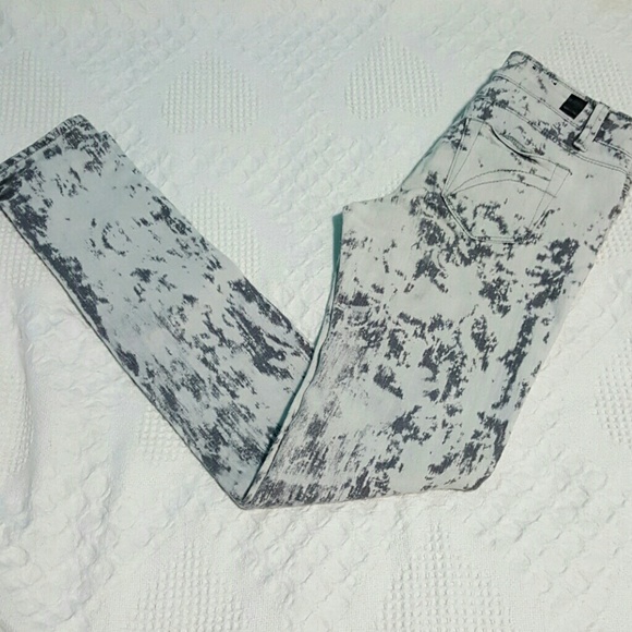 Black Crystal Denim Jeans - Picture 4 of 4